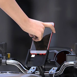 914 Alüminyum Telefon Tutucu - Gidon Bağlantılı