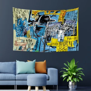 Jean-Michel Basquiat Bird On Money 1981 Duvar Örtüsü Halısı
