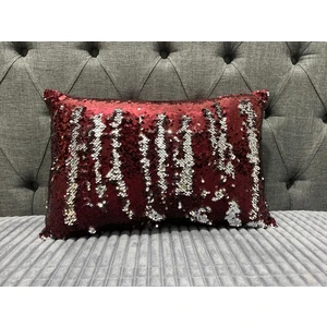 Yılmaz Home Pullu Payetli Dekoratif Kırlent Kılıfı