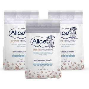 Aktif Karbonlu Super Premium Topaklaşan Kedi Kumu 3X10 Lt (30 Litre)