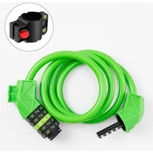 Bisiklet Hırsızlığa Karşı Şifreli Kilit Taşınabilir Kalın ve Uzun Çelik Teleferik Kilidi (Yurt Dışından)