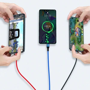 Yeni-Eski Nesil Android Iphone Uyumlu 3in1 Type-C Micro USB Şarj Aleti Cihazı Kablosu 3lü Kablo