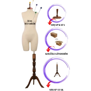 Manken İstanbul Yüksek  Pantalon Giyebilen Bayan 38 Beden Iğne Batabilenterzi Mankeni Prova Mankeni Vitrin Mankeni