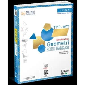 ÜçDörtBeş Yayınları 2024 Model TYT-AYT Geometri Soru Bankası