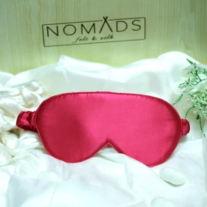 Nomads Felt İpek Uyku Maskesi Göz Bandı | Fuşya