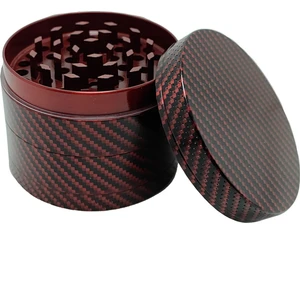 55 Mm. Kırmızı Baharat Tütün Herbal Öğütücüsü Parçalayıcı RC84KR