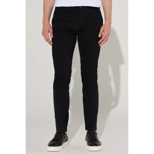 ALTINYILDIZ CLASSICS Erkek Siyah Slim Fit Dar Kesim Pamuklu Esnek Rahat Chino Pantolon