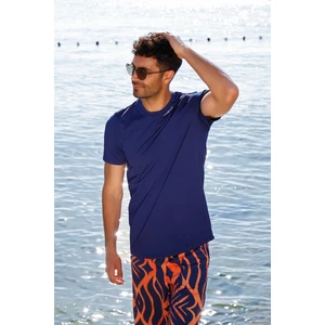 Lacivert Erkek Yüzme Tişört T2343