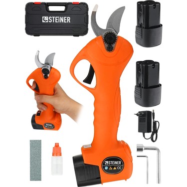 Steiner Alman 128 Vf 10 Ah Kömürsüz Motor Akülü Bağ Makası Fiyatı