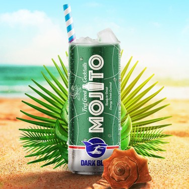 Dark Blue Mojito Enerji Içeceği, 250 ml (12'li Paket, 12 Fiyatı