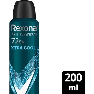 Rexona Men Erkek Sprey Deodorant Xtra Cool 72 Saat Kesintisiz Üstün Koruma 200