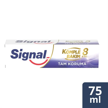 Signal Komple Bakım 8 Diş Macunu Tam Çürük ve Diş Ferah Nefes İçin 75