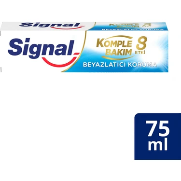 Signal Komple Bakım 8 Diş Macunu Çürük Ferah Nefes İçin Ağız Bakım 75