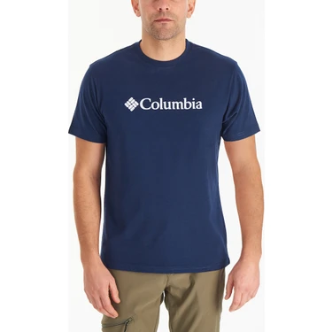 Columbia CS0287 Csc M Basic Big Logo Brushed Erkek T-Shirt