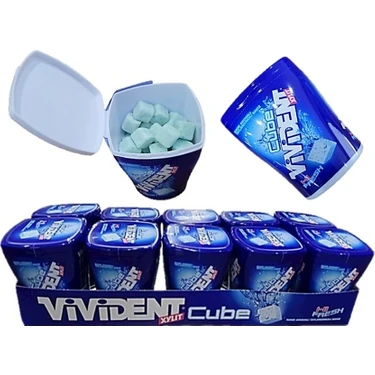 Vivident Cube Mega Bottle Nane 10 x 86GR Fiyatı
