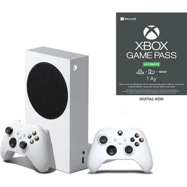 Xbox Series S 512 GB SSD Konsol (Microsoft Tr Garantili)+2. Kol  + 1 Ay