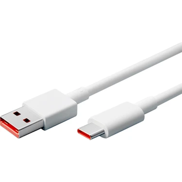 Xiaomi USB C Tipi Kablo 6A Süper Hızlı Şarj Veri Kablosu (Yurt