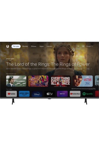 Grundig 55 GHU 8000 55" 139 Ekran Uydu Alıcılı 4K Ultra HD Google Smart LED TV