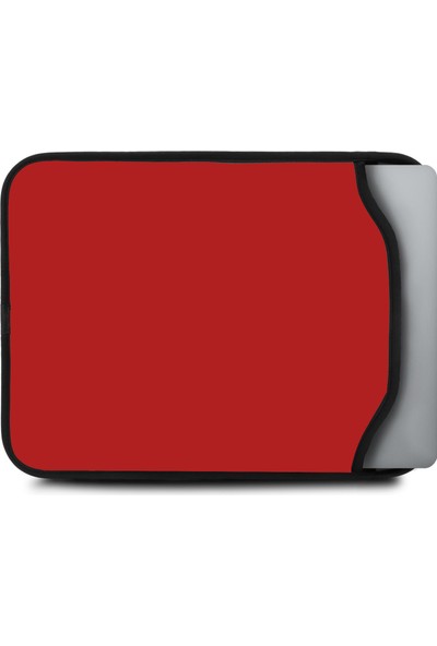 Arabulalaca Macbook Air 15 Inç A2941 M2 Max 2023 A3114 M3 2024  A3241 M4  2025  Neopren Koruma Kese Kılıf ölçü 25cm...37cm..  KIRMIZI