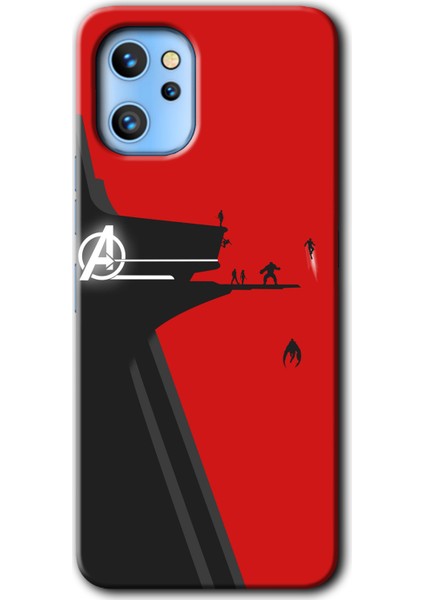Reeder S19 Max Pro Kılıf Hd Desen Baskılı Arka Kapak - Avengers Tower