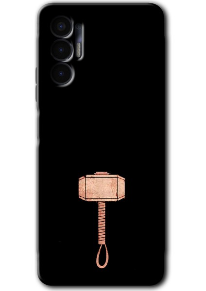 Tecno Spark 8 Pro Kılıf Hd Desen Baskılı Arka Kapak - Thor Çekiç