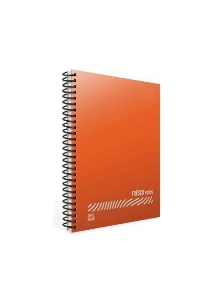 Fresco Spiralli Plastik Kapak Defter A5 96 Yp Çizgili 4944 12'li Paket / Gıpta