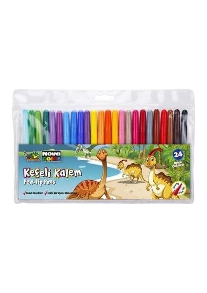 Keçeli Kalem 24 Lü Nc 872 / Nova Color