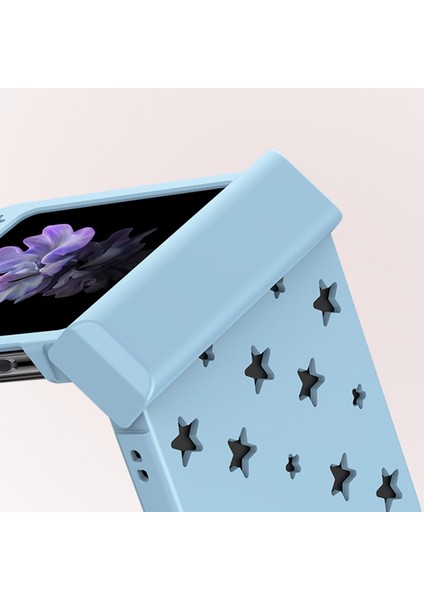 Samsung Galaxy Z Flip5 Green Için Yıldız Desen Pc Telefon Kılıfı (Yurt Dışından) modelleri