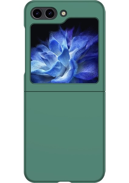 Samsung Galaxy Z Flip5 Green Için Pc Skin Fe Telefon Kılıfı (Yurt Dışından)