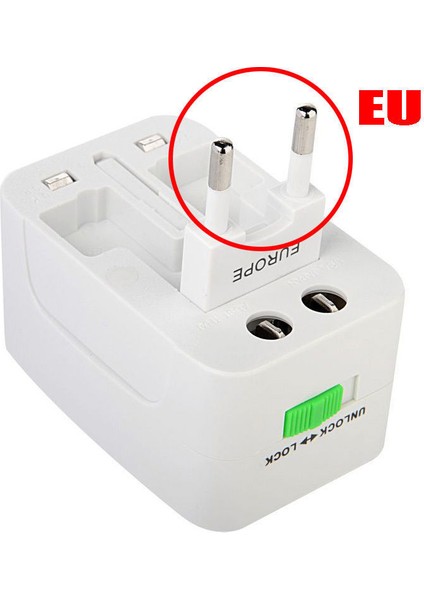 Uluslararası Amerikan Ingiliz Kuveyt Çoklu Priz Çevirici Seyahat Adaptör (125V-250V-6A-13A) indirimleri