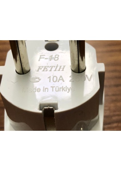 Amerikan Tipi Priz Dönüştürücü Topraklı Uç Fiş Çevirici Adaptörü Aparatı