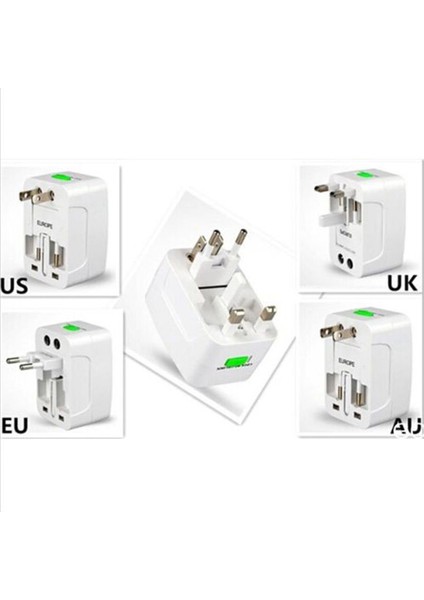 Ünıversal Çoklu Priz Çevirici Seyahat Adaptör 220 Volt 13 Amper Hac Arabistan Katar Ingiliz