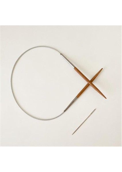 Çelik Misinalı Bambu Şiş 40 cm 6 mm