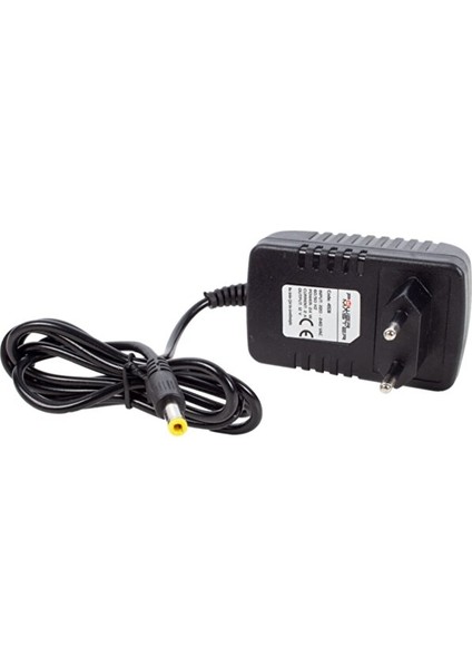 12 Volt 2 Amper Plastik Kasa Priz Tipi Adaptör 5.5*2.5 Uç * Mini Cihaz Adaptör
