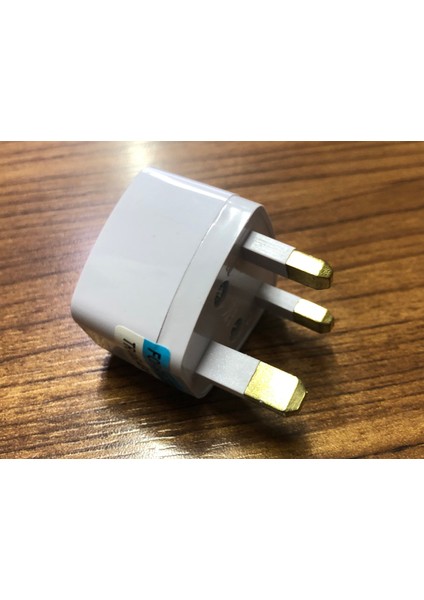 Yurtdışı Seyahatleri Için Üniversal Elektrik Priz Başlığı 3 Uçlu Ingiliz Prize Dönüştürücü