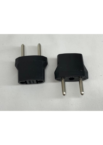 Amerika Dan Gelen Elektronik Cihazların Fiş Ucunu Türk Prizine Çevirici Siyah 2 Adet Plastik Adaptör fiyatları