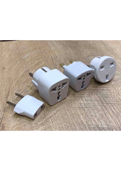 4 Parça Uluslararası Seyahatler Için Üniversal Elektrik Prizleri Çevirici Seti