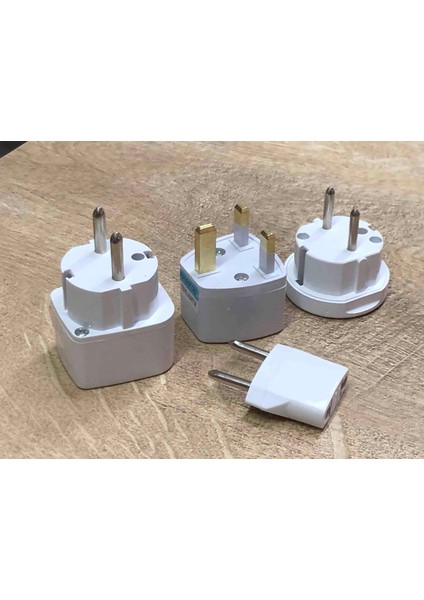 4 Parça Uluslararası Seyahatler Için Üniversal Elektrik Prizleri Çevirici Seti fırsatları