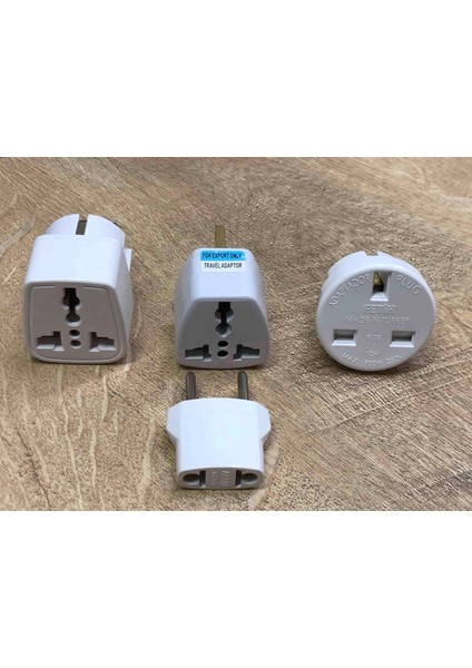 4 Parça Uluslararası Seyahatler Için Üniversal Elektrik Prizleri Çevirici Seti indirimleri