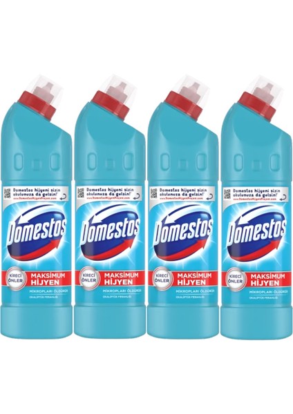 Çamaşır Suyu 750 ml Okaliptüs Ferahlığı (750 ml x 4 Adet)