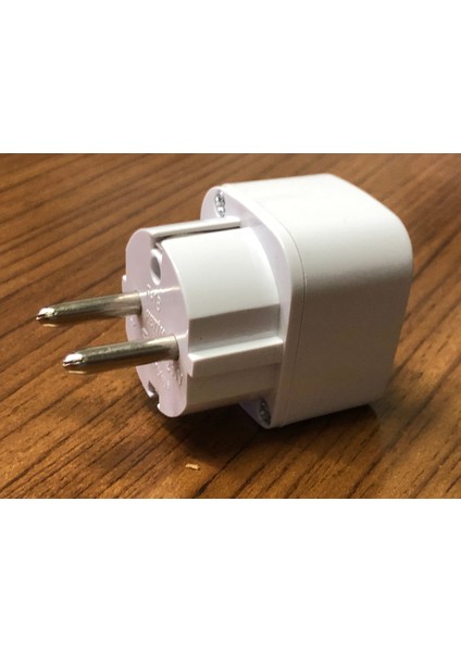 Amerikan Tipi Priz Dönüştürücü Fiş Çevirici Adaptörü Aparatı Topraklı Model