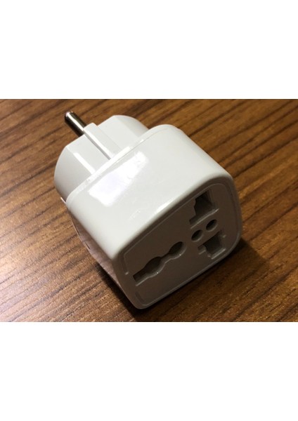 Amerikan Tipi Priz Dönüştürücü Fiş Çevirici Adaptörü Aparatı Topraklı Model