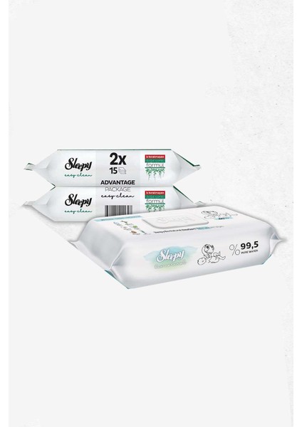 Bio Natural Yenidoğan Islak Havlu 40'lı ve Temizlik Havlusu 30'lu