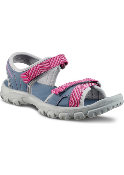 Quechua Çocuk Sandalet Mavi Pembe - 32 37 - Mh100 Tw