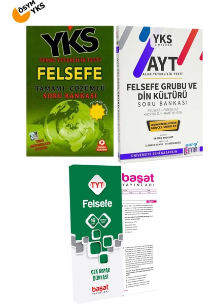 TYT AYT Felsefe Din Kültürü Soru Bankası-Yaprak Test Seti