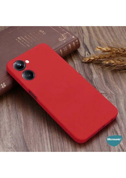 Matte Silicone Realme 10 4g Kılıf Siyah
