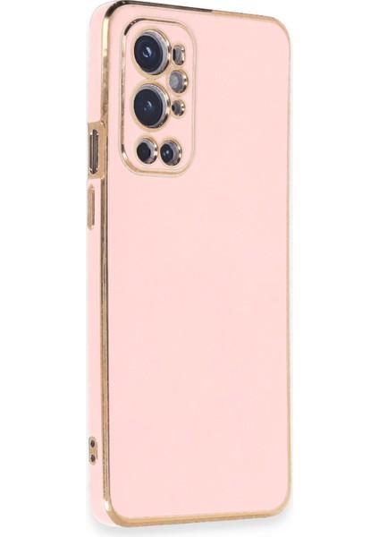 Oneplus 9 Pro Kılıf Olive Plated Pembe