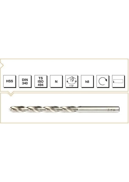 Hss Dın 340RN 3,2 mm Matkap Ucu