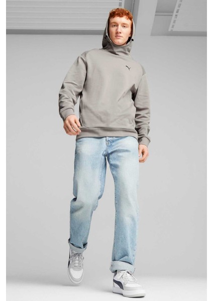 Rad/Cal Dk Erkek Gri Kapüşonlu Sweatshirt modelleri