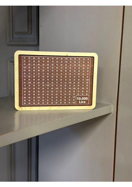 Ahşap Hedef Kumbara 10.000 tl